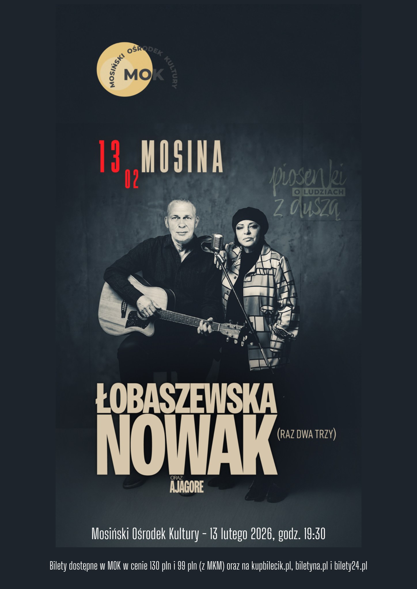 wydarzenie: Grażyna Łobaszewska, Adam Nowak (Raz Dwa Trzy) i Ajagore