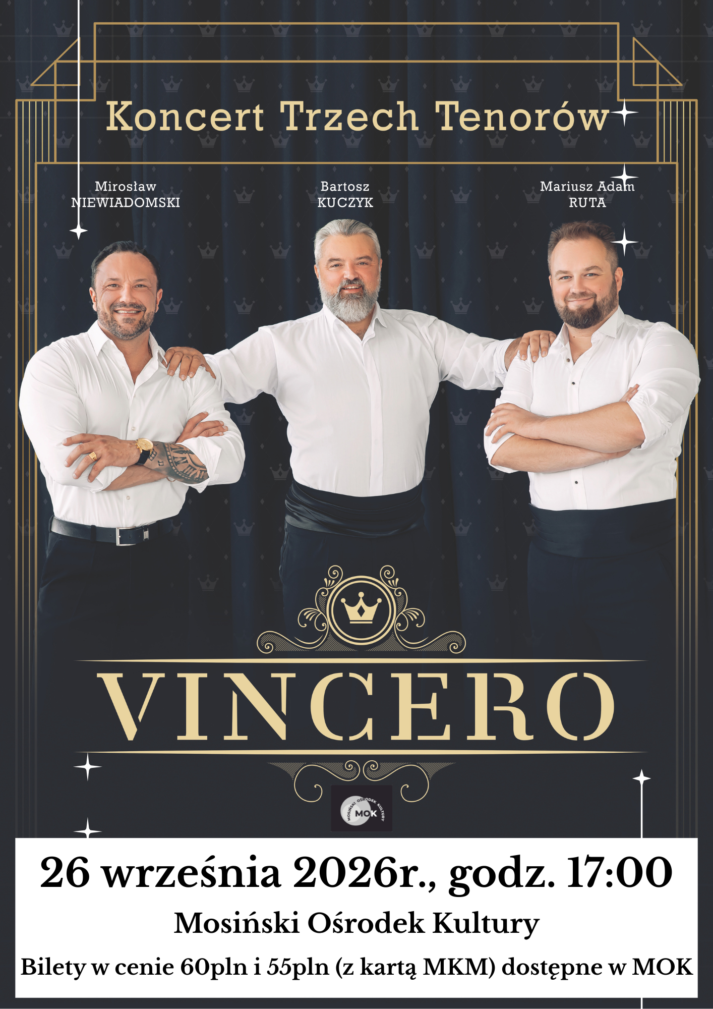 wydarzenie: Formacja VINCERO – Trzech Tenorów