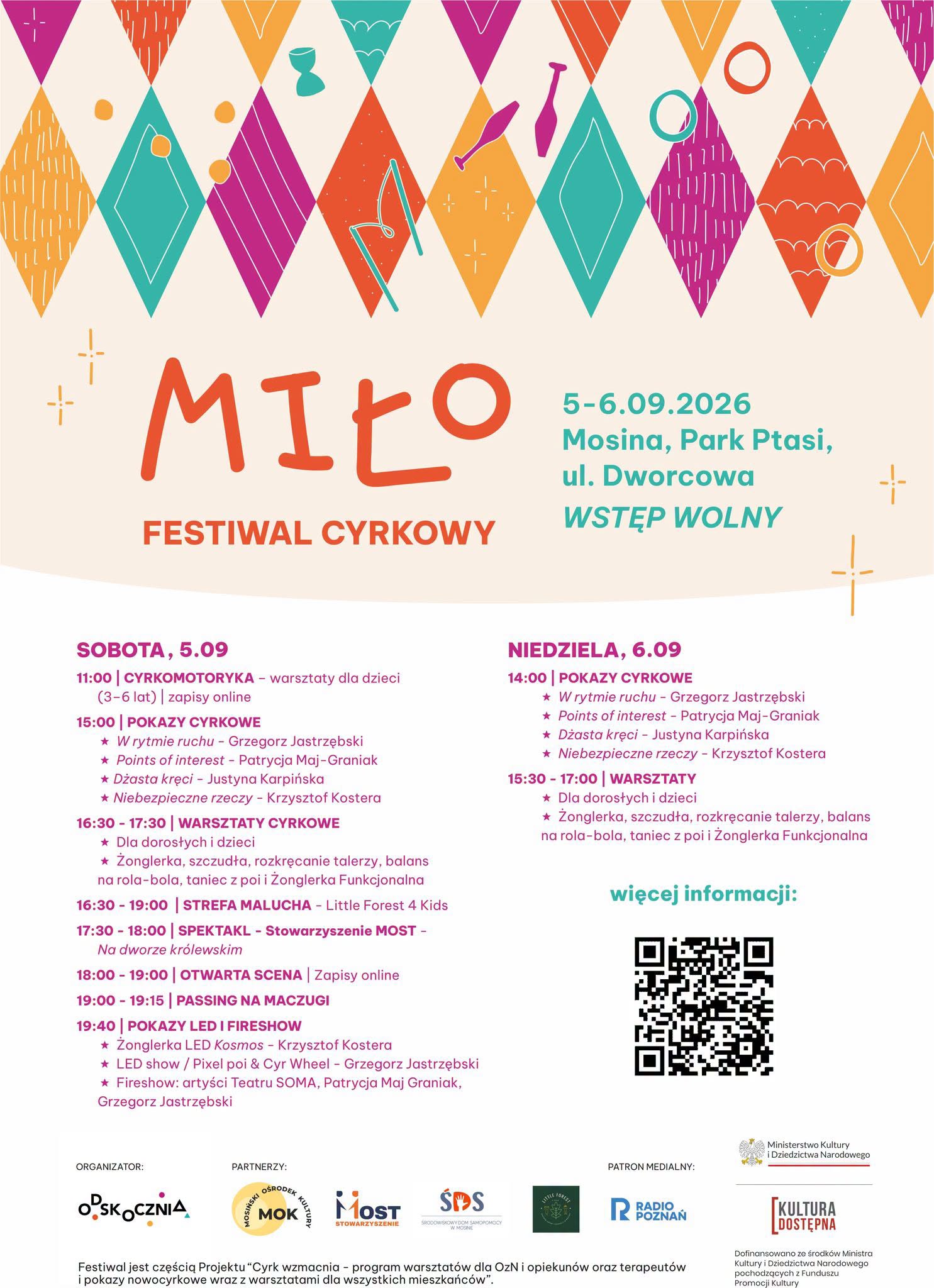 wydarzenie: Festiwal Cyrkowy MIŁO w Mosinie!