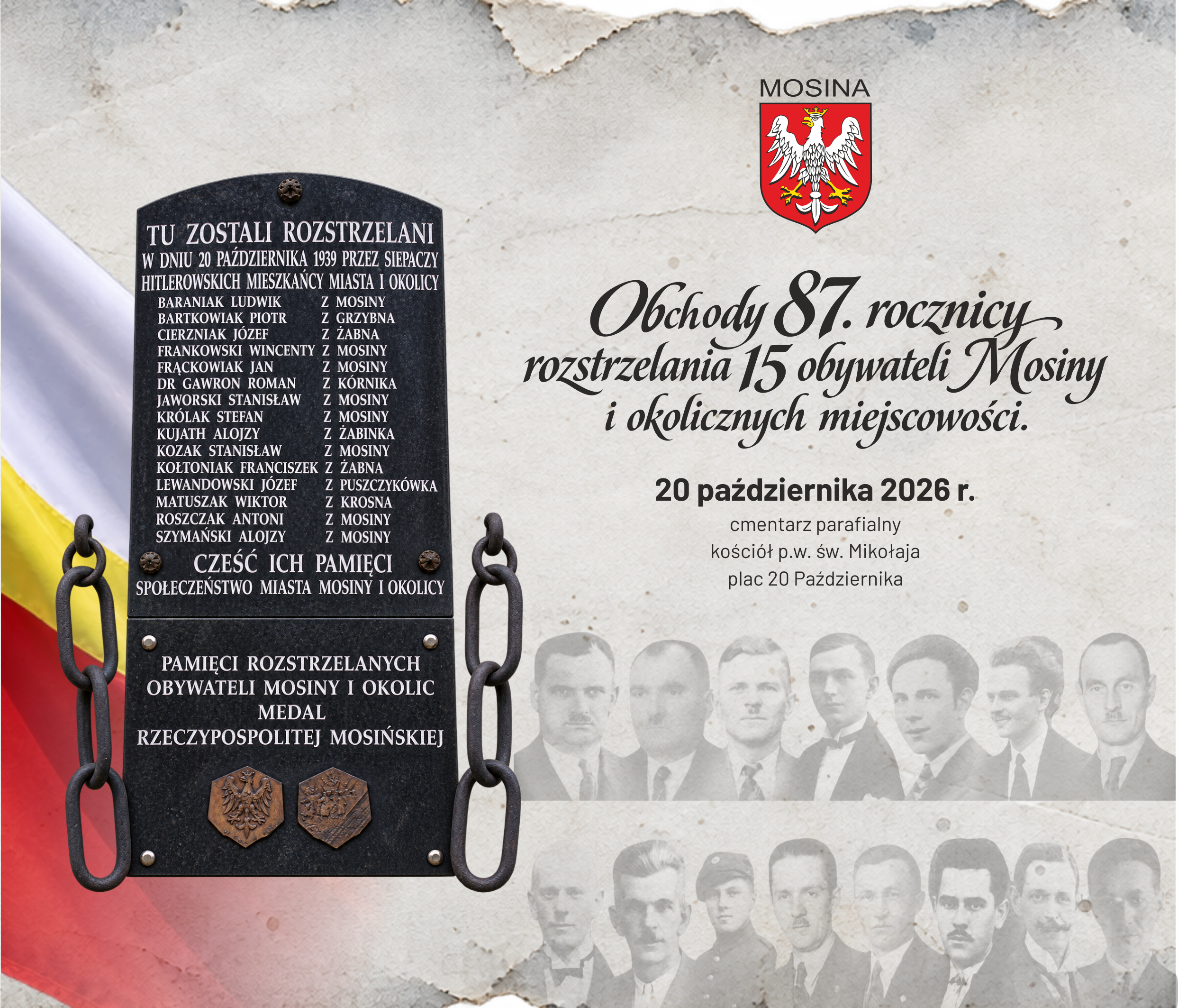 wydarzenie: 20 października - 87. rocznica rozstrzelania