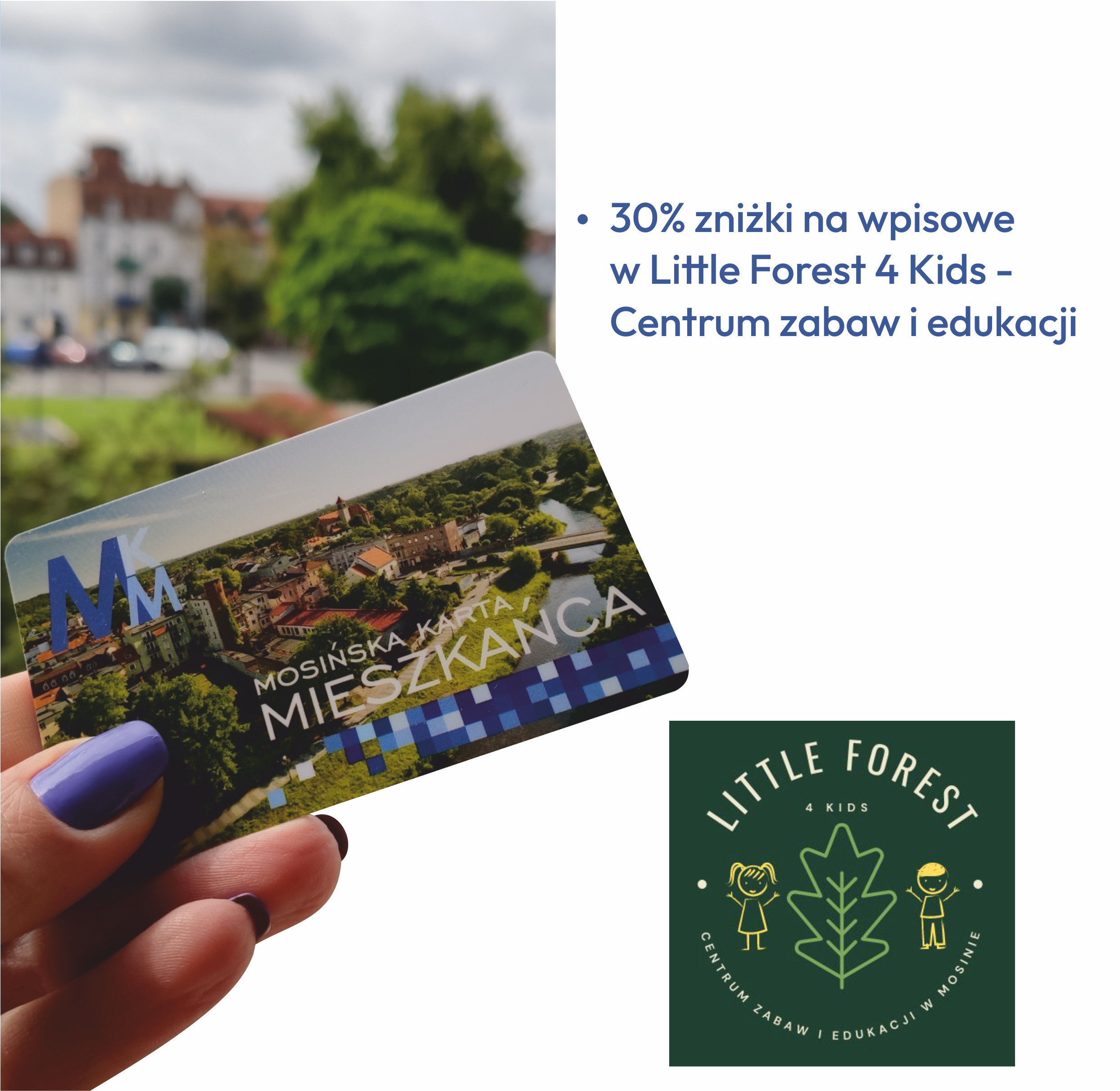 aktualność: Kolejny partner Karty Mieszkańca - Little Forest 4 Kids